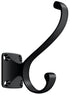 Deltana CAHH35U19 Heavy Duty, Coat and Hat Hook, Black Finish