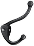 Deltana CAHH3U19 Coat and Hat Hook, Black Finish Sparrow Supply