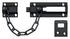 Deltana CDG35U19 Door Guard; Chain / Doorbolt; Black Finish Sparrow Supply