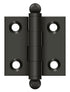 Deltana CH1515U10B 1-1/2" x 1-1/2" Hinge; with Ball Tips; Oil Rubbed Bronze Finish Sparrow Supply
