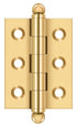 Deltana CH2015CR003 2" x 1-1/2" Hinge; with Ball Tips; Lifetime Brass Finish Sparrow Supply