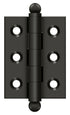 Deltana CH2015U10B 2" x 1-1/2" Hinge; with Ball Tips; Oil Rubbed Bronze Finish Sparrow Supply