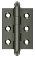 Deltana CH2015U15A 2" x 1-1/2" Hinge; with Ball Tips; Antique Nickel Finish Sparrow Supply