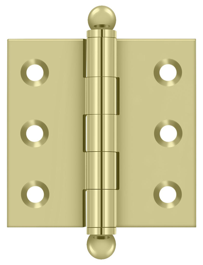 Deltana CH2020 Full Mortise Hinges - Brass Sparrow Supply