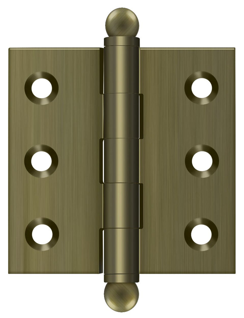 Deltana CH2020 Full Mortise Hinges - Antique Brass Sparrow Supply