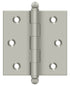 Deltana CH2525U15 2-1/2" x 2-1/2" Hinge; with Ball Tips; Satin Nickel Finish Sparrow Supply