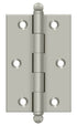 Deltana CH3020U15 3" x 2" Hinge; with Ball Tips; Satin Nickel Finish Sparrow Supply