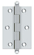 Deltana CH3020U26 3" x 2" Hinge; with Ball Tips; Bright Chrome Finish Sparrow Supply
