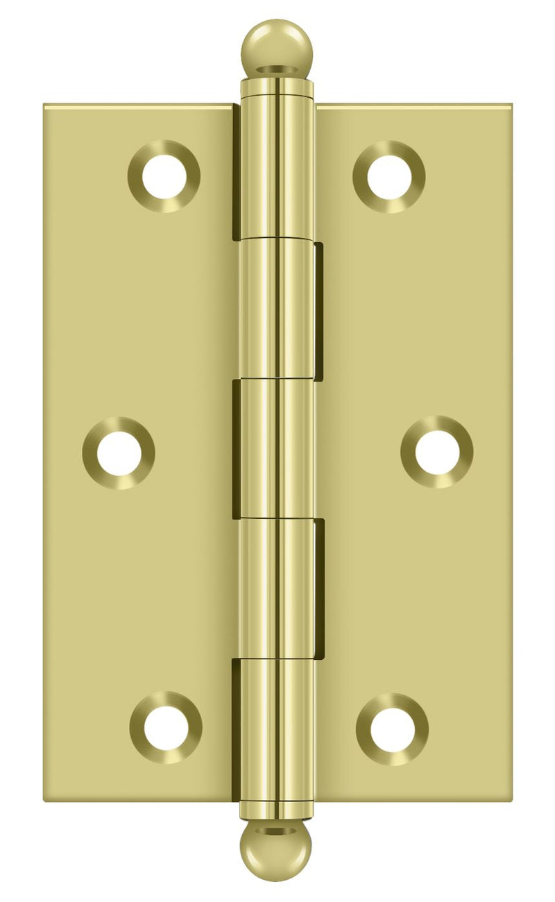 Deltana CH3020 Full Mortise Hinges - Brass Sparrow Supply