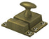 Deltana CL1532U5 Cabinet Lock; 1-1/5" x 1-4/5"; Antique Brass Finish Sparrow Supply