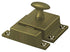Deltana CL1580U5 Cabinet Lock; 1-3/5" X 2-3/10"; Antique Brass Finish Sparrow Supply