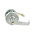 Corbin CL3855NZD626 Zinc Newport Lever and D Rose Single Cylinder Classroom Grade 2 Standard Duty Lever Lock L4 Keyway Satin Chrome Finish Sparrow Supply