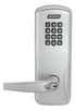 Schlage Electronic CO100CY70KPATH626 Standalone Keypad Programmable Electronic Lock Cylindrical Classroom / Storeroom Keypad Athens Lever with 13247 Latch and 10025 Stike with C Keyway Satin Chrome Finish Sparrow Supply