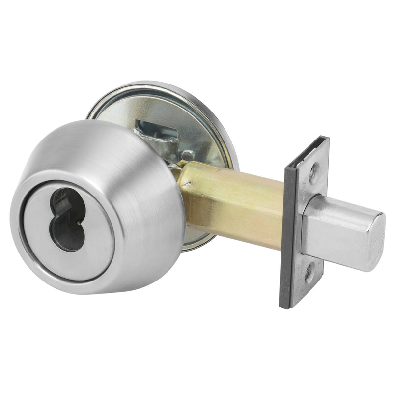 Yale Commercial D212 Deadbolt - Satin Chrome Sparrow Supply