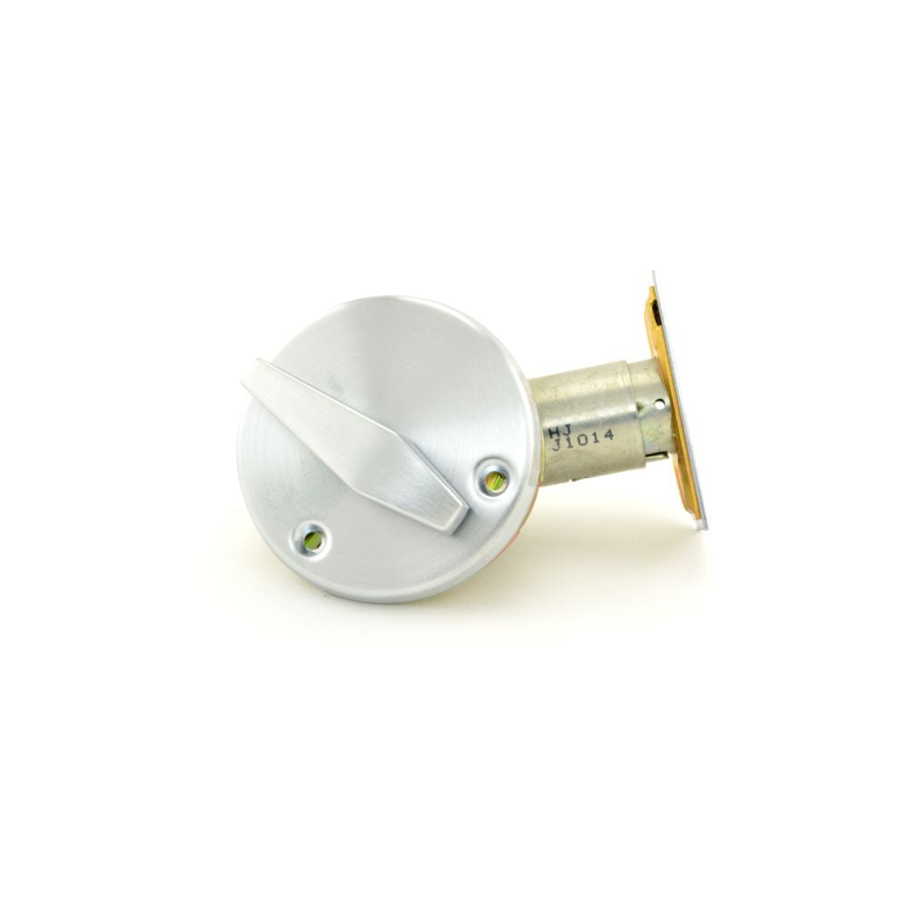 Falcon D261626 D200 Series Turn Only Deadbolt 30253 Latch 10094 Strike Satin Chrome Finish Sparrow Supply