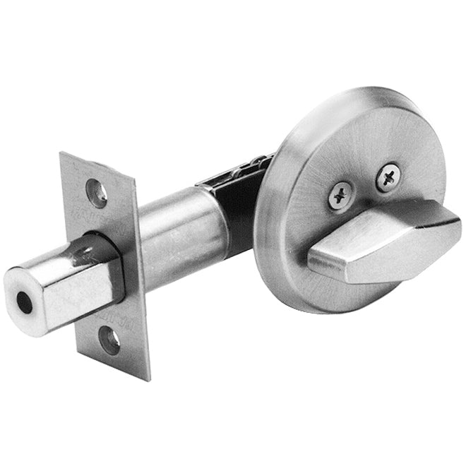 Falcon D261M626 D200 Series Turn by Plate Deadbolt 30253 Latch 10094 Strike Satin Chrome Finish Sparrow Supply