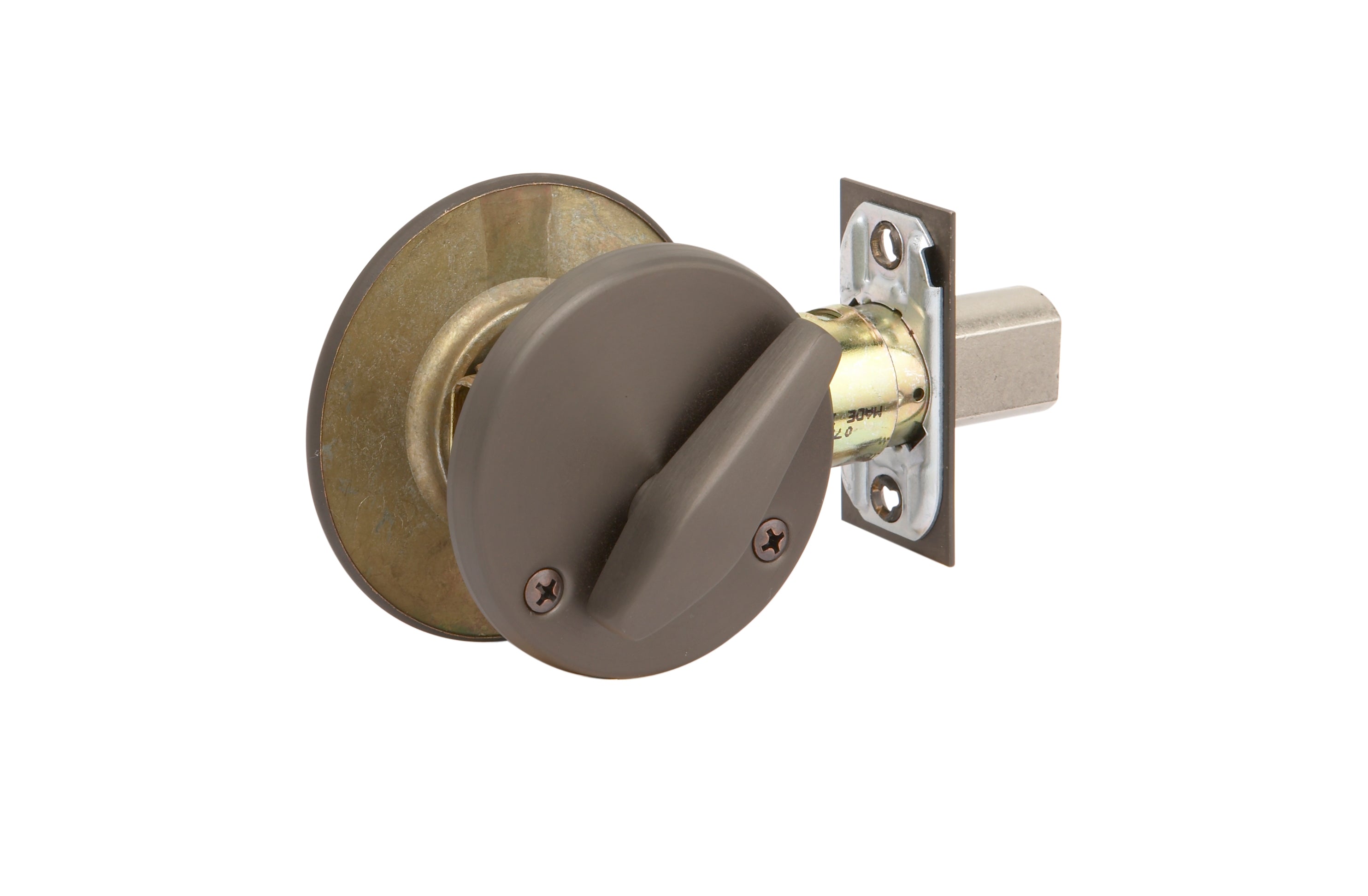 Falcon D271613 D200 Series Occupancy Indicator Deadbolt 30253 Latch 10094 Strike Oil Rubbed Bronze Finish Sparrow Supply