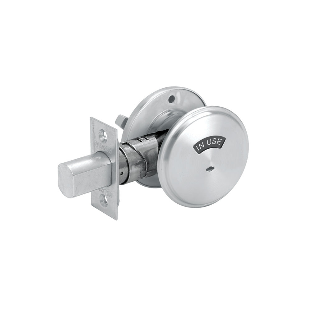 Falcon D271625 D200 Series Occupancy Indicator Deadbolt 30253 Latch 10094 Strike Bright Chrome Finish Sparrow Supply