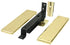 Deltana DASH95U3 Spring Hinge; Double Action with Solid Brass Cover Plates; Bright Brass Finish Sparrow Supply