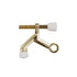 Pamex DD0240PB Hinge Pin Door Stop Bright Brass Finish Sparrow Supply