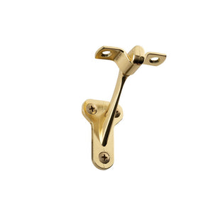 Pamex DD0311PB Heavy Duty Handrail Bracket Bright Brass Finish Sparrow Supply