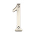 Pamex DD074S1SN 4" Heavy Duty House Number # 1 Satin Nickel Finish Sparrow Supply