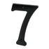 Pamex DD074S7BL 4" Heavy Duty House Number # 7 Matte Black Finish Sparrow Supply