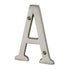 Pamex DD074SASN 4" Heavy Duty House Letter A Satin Nickel Finish Sparrow Supply