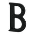 Pamex DD074SBBL 4" Heavy Duty House Letter B Matte Black Finish Sparrow Supply