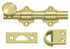 Deltana DDB425U3 4" Dutch Door Bolt; Heavy Duty; Bright Brass Finish Sparrow Supply
