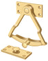 Deltana DDQ56CR003 Dutch Door Quadrant; Lifetime Brass Finish Sparrow Supply