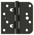 Deltana DE44058TT10B 4" x 4" x 5/8" x SQ Hinge; Oil Rubbed Bronze Finish Sparrow Supply