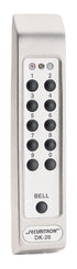 Securitron DK26PSS Digital Keypad Pad Narrow Stile Satin Stainless Steel Finish Sparrow Supply