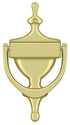 Deltana DK7356U3 Door Knocker; Victorian; Bright Brass Finish Sparrow Supply