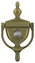 Deltana DKV630U5 Door Knocker-Viewer; Antique Brass Finish