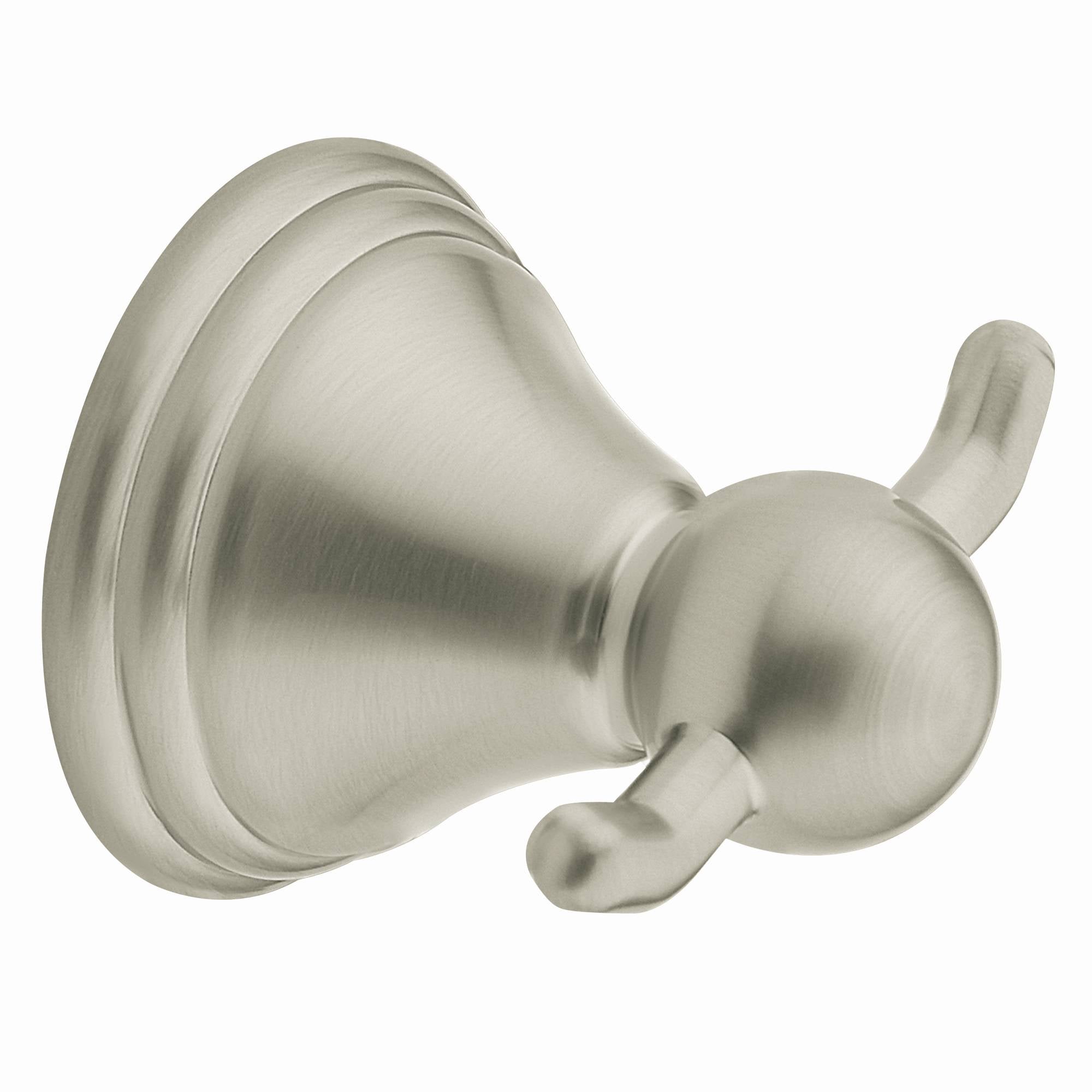 Moen DN8403BN Preston Double Robe Hook Brushed Nickel Finish Sparrow Supply