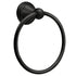 Moen DN8486BL Preston Towel Ring Matte Black Finish Sparrow Supply