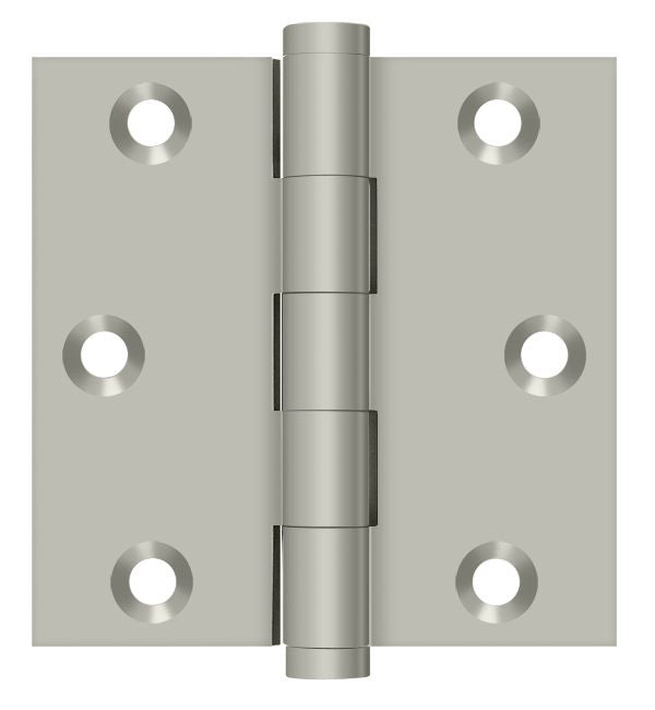 Deltana DSB315 3" x 3" Square Hinge; Satin Nickel Finish Sparrow Supply
