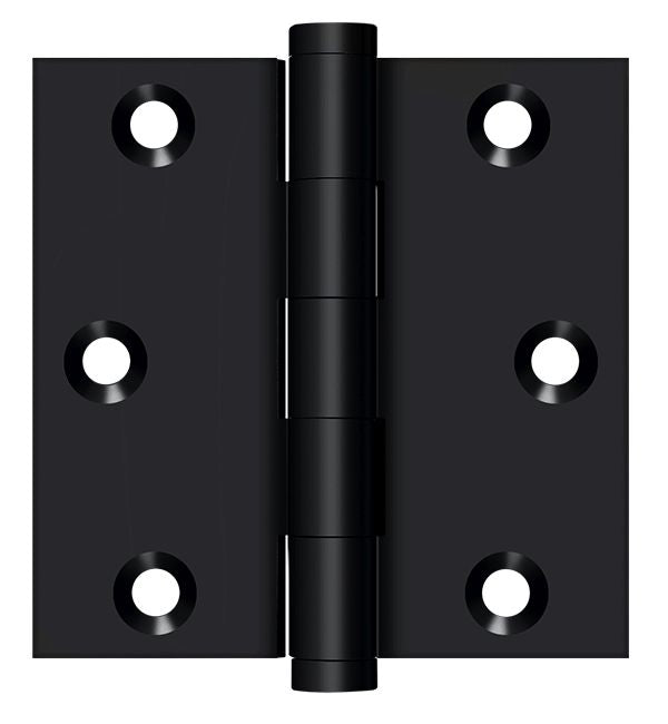 Deltana DSB319 Full Mortise Hinges - Black Sparrow Supply
