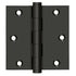 Deltana DSB3510B 3-1/2" x 3-1/2" Square Hinge; Oil Rubbed Bronze Finish Sparrow Supply