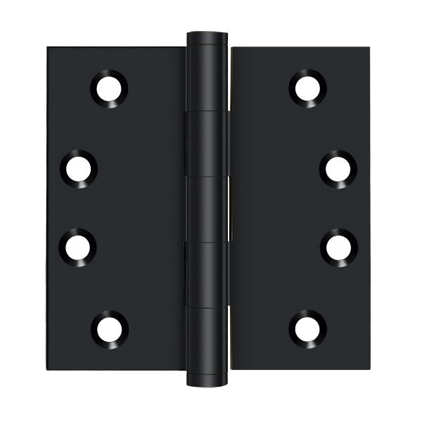 Deltana DSB419 4" x 4" Square Hinge; Black Finish Sparrow Supply