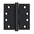 Deltana DSB419 4" x 4" Square Hinge; Black Finish Sparrow Supply