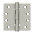 Deltana DSB4B15 4" x 4" Square Hinge; Ball Bearings; Satin Nickel Finish Sparrow Supply