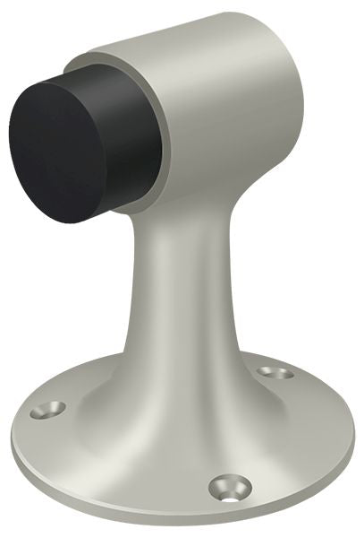 Deltana DSF3225U15 Floor Mount; Bumper; Heavy Duty; Satin Nickel Finish