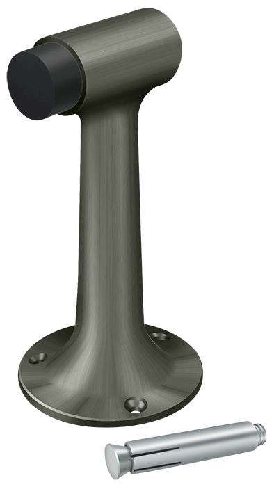 Deltana DSF600U15A Floor Mount; 6" Bumper; Heavy Duty; Antique Nickel Finish