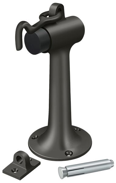 Deltana DSF630U10B Floor Mount, 6" Bumper with Hook and Eye, Heavy Duty, Oil Rubbed Bronze Finish