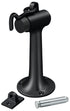 Deltana DSF630U19 Floor Mount, 6" Bumper with Hook and Eye, Heavy Duty, Black Finish