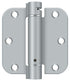 Deltana DSH35R526D 3-1/2" x 3-1/2" x 5/8" Spring Hinge; Satin Chrome Finish Sparrow Supply