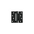 Deltana DSH44U1B 4" x 4" Spring Hinge; Flat Black Finish Sparrow Supply