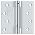 Deltana DSH44U26 4" x 4" Spring Hinge; Bright Chrome Finish Sparrow Supply